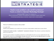 Tablet Screenshot of internet-marketing-strategie.sk